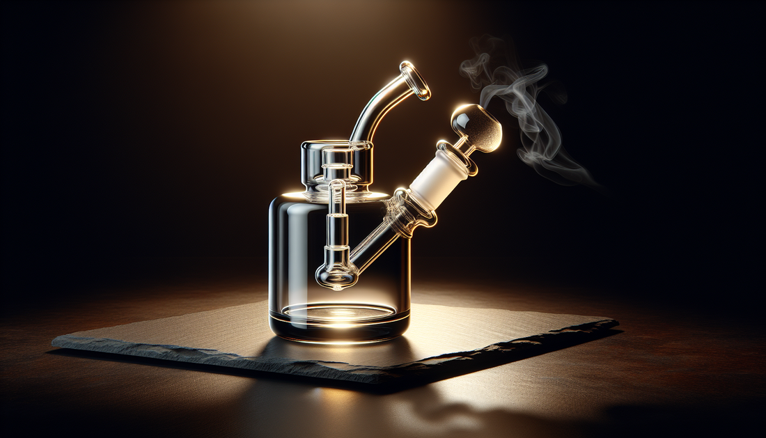 Compact glass dab rig with quartz banger - ultimate guide to dab rigs