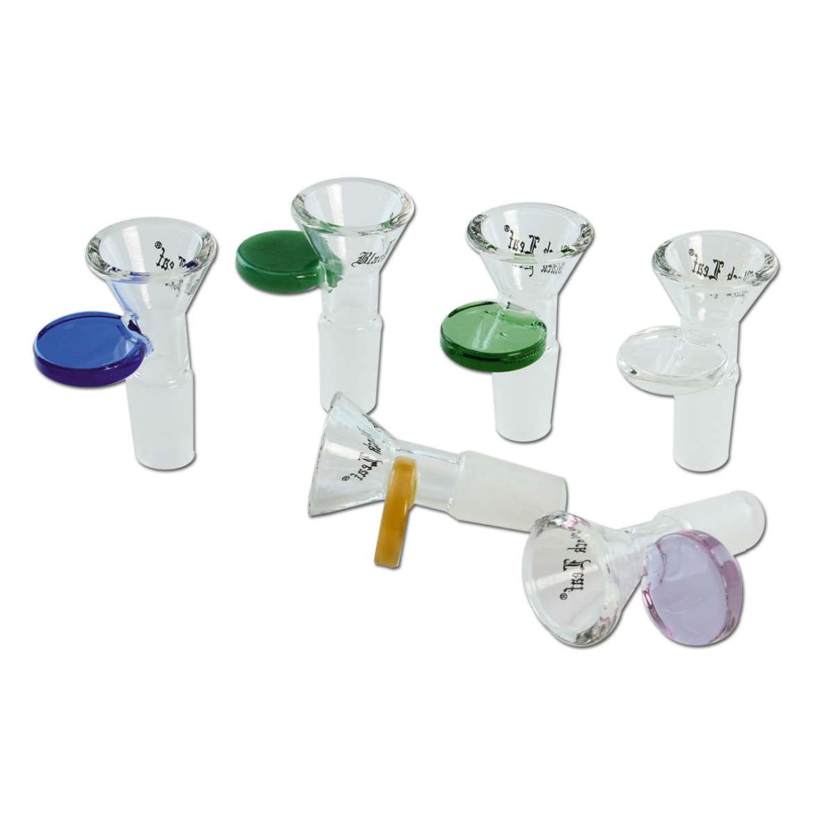 Black Leaf Bowl conical Handle Colour Mix