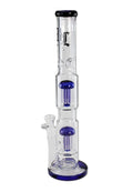 BL Ice Bong 2x 10-armige boompercolator (Blauw)