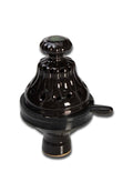 Black Leaf Shisha Bowl met Schoorsteen + Zeefje
