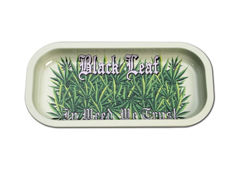 Langwerpige Wiet Rolling Tray In Weed We Trust