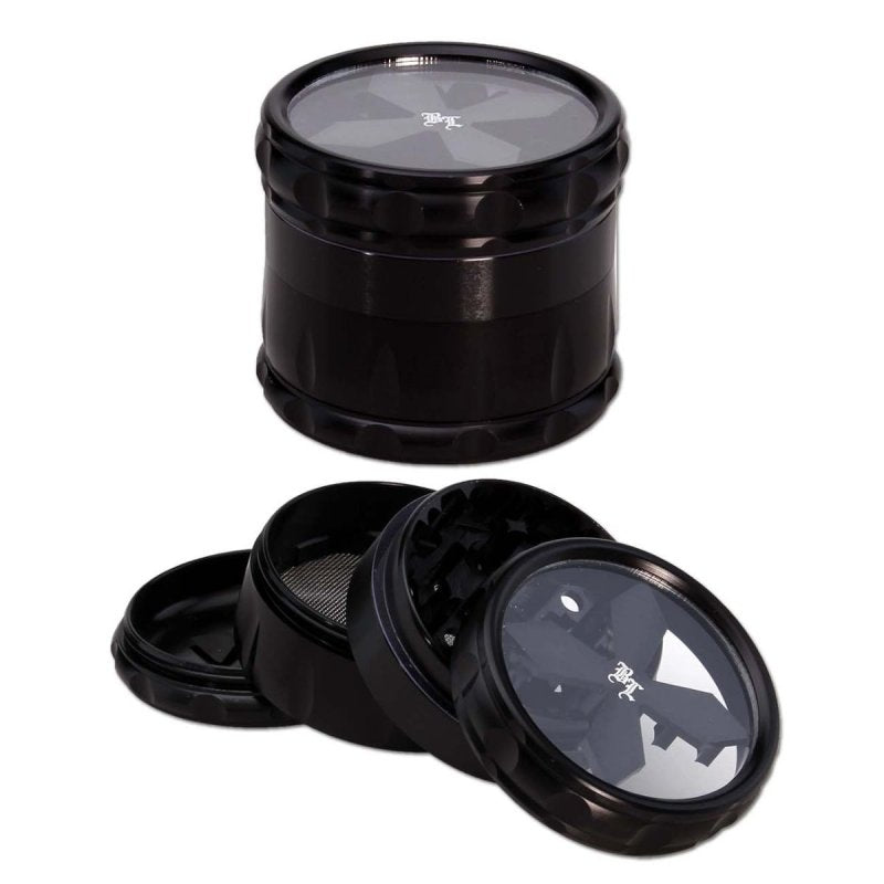 Black Leaf Cross Grinder (4-delig)