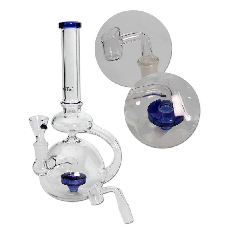 Black Leaf Recycler Bong Perco voor Wiet & Dabs