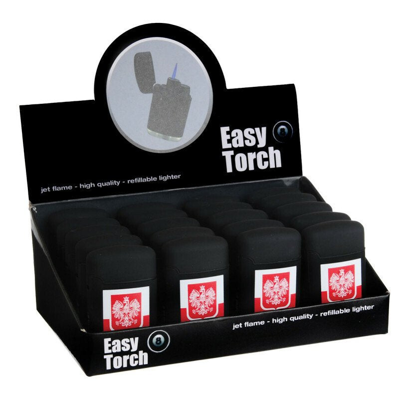 Easy Torch Lighter Polska Black