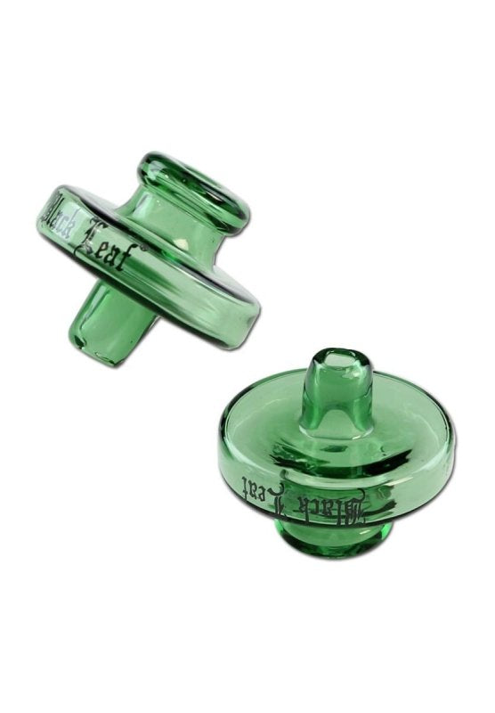 Glazen Carb Cap Black Leaf
