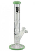 Black Leaf Cylinder Bong Ice with Drum Percolator