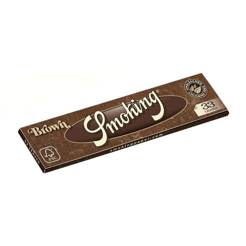 Smoking Brown Ongebleekte Lange Vloei King Size Slim (Pakje/Doos)
