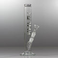 EHLE waterpijp recht 500ml zwart-wit 37cm