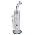 Blaze Glass Wolkenkrabber Bong met 3x Drum Percolator