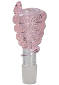 Glazen Bowl Adder gekleurd 18,8mm