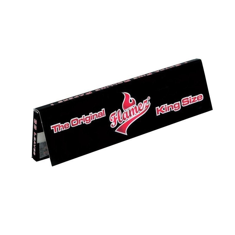 Flamez Rolling Papers Zwart King Size Regular (Boekje/Doosje)