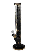 Blaze ijswaterpijp goud metallic & antraciet mat