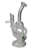 Black Leaf 3-Pipe Recycler Waterpijp met Gleufrooster