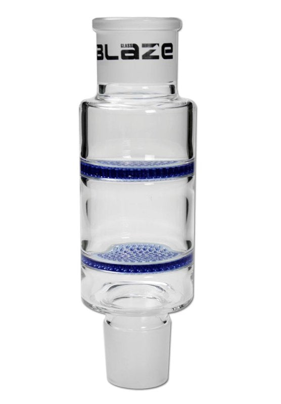 Blaze glazen M&M waterpijp verlenger 2x HoneyComb verstuivers