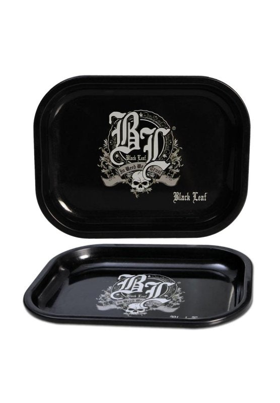 Rolling Tray Black Leaf