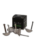Black Leaf Bowl Spoon Screens met Handvat