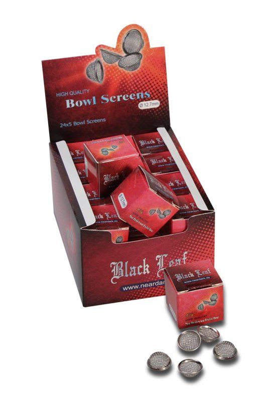Black Leaf Stalen Bowl Screens