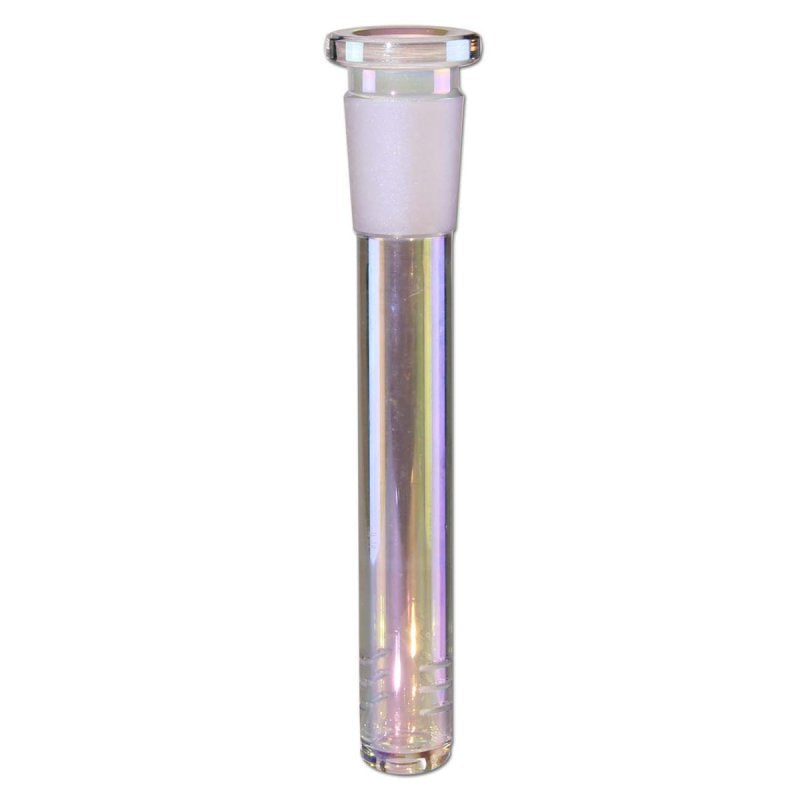 Diffuser Downstem SG14/19 met Regenboog Glas Effect (Black Leaf)