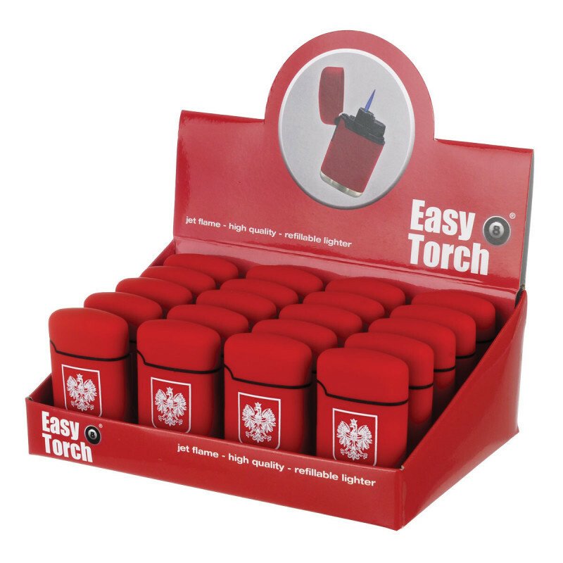 Easy Torch Lighter Polska Red